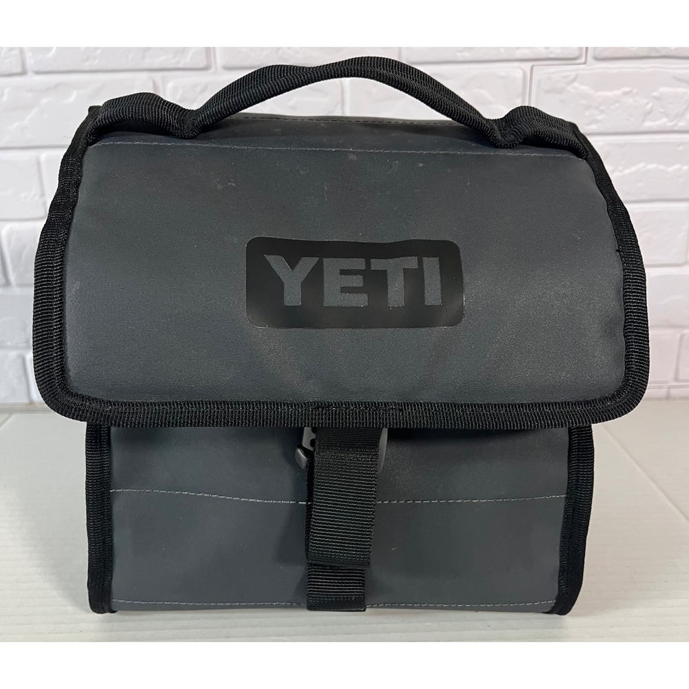 YETI Daytrip Lunch Bag Unisex OS Charcoal Gray Insulated Fold-and-Go